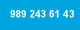 989 243 61 43